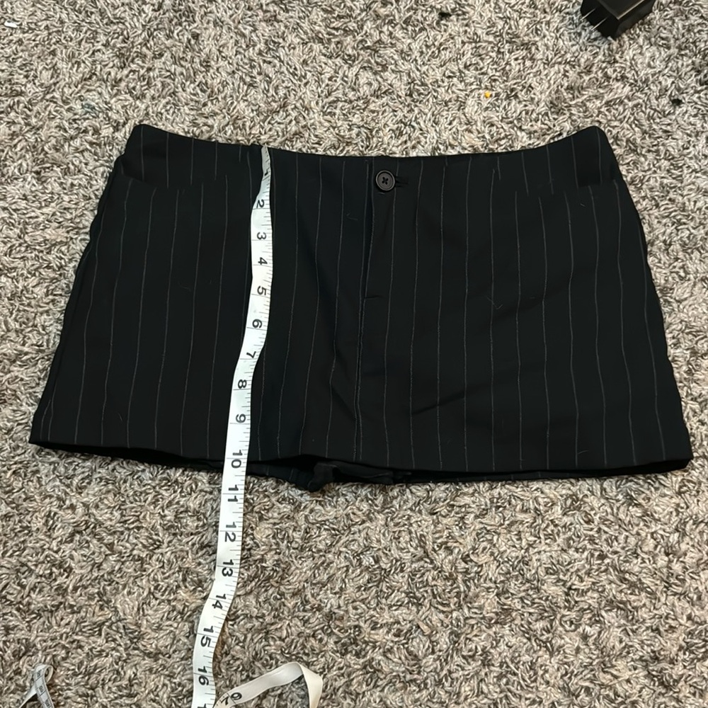 brandi melville pinstrip mini skirt